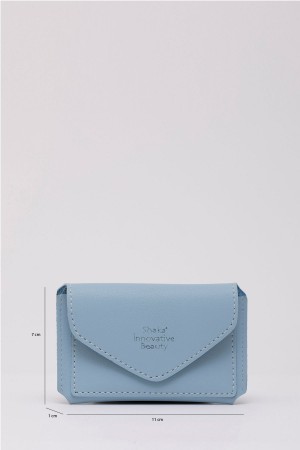 Mavi Shk106 Zarf Model Suni Deri 2 Bölmeli Kartlık Ve Cüzdan U:7 E:11 G:1 cm